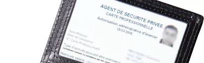 carte agent sécurité