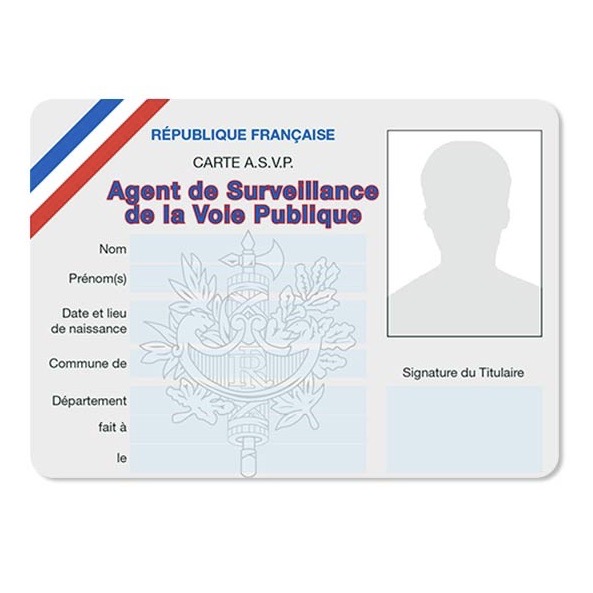 carte agent de sécurité