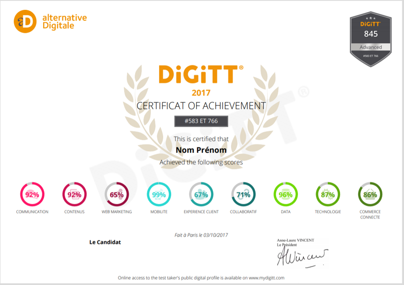 certificat marketing digital